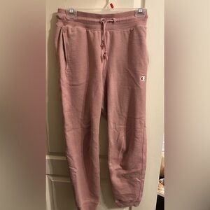 Champion | Pink Woman’s Reverse Weave Sweatpants | Medium